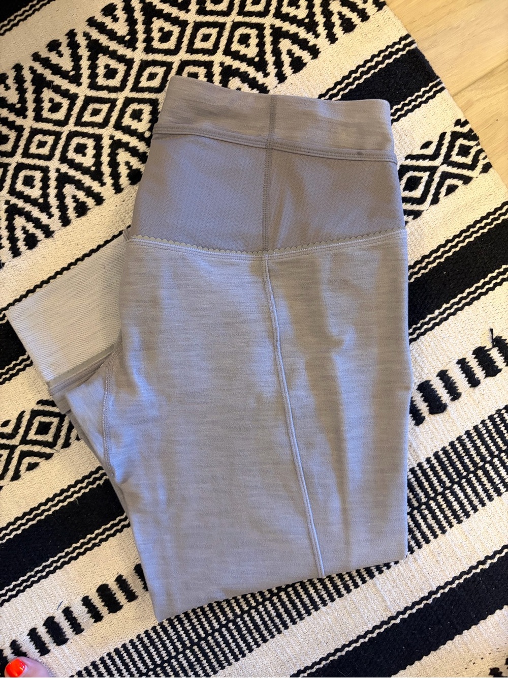 Lululemon athletica Gray Active Leggings - Comfortable High-Waist Womens Bottoms